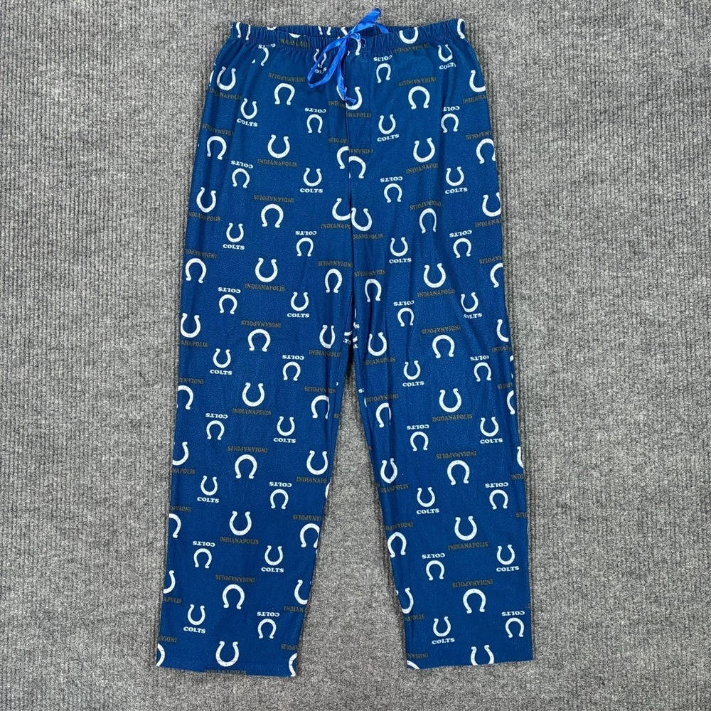 Indianapolis Colts NFL Team Apparel Youth XL (18/20) Pajama Lounge Pants Blue